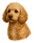 Cockapoo (Cocker Spaniel + Poodle)-Heritage History Dog Breed Portrait