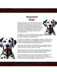 Dalmatian-Heritage History Dog Breed Portrait