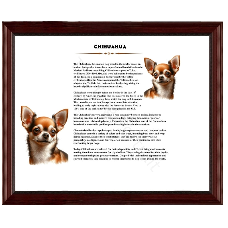 Chihuahua-Heritage History Dog Breed Portrait