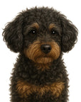 Yorkiepoo (Yorkshire Terrier + Poodle)-Heritage History Dog Breed Portrait