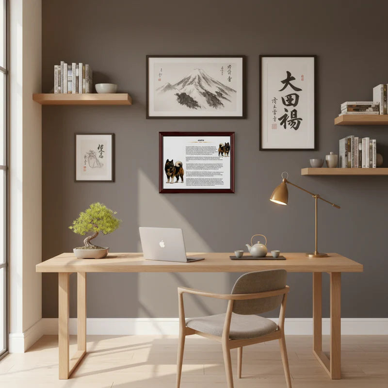 Akita-Heritage History Dog Breed Portrait