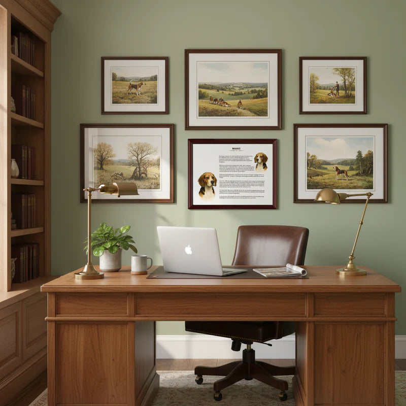 Beagle-Heritage History Dog Breed Portrait