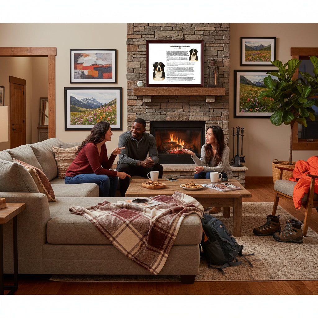 Bernese Mountain Dog-Heritage History Dog Breed Portrait