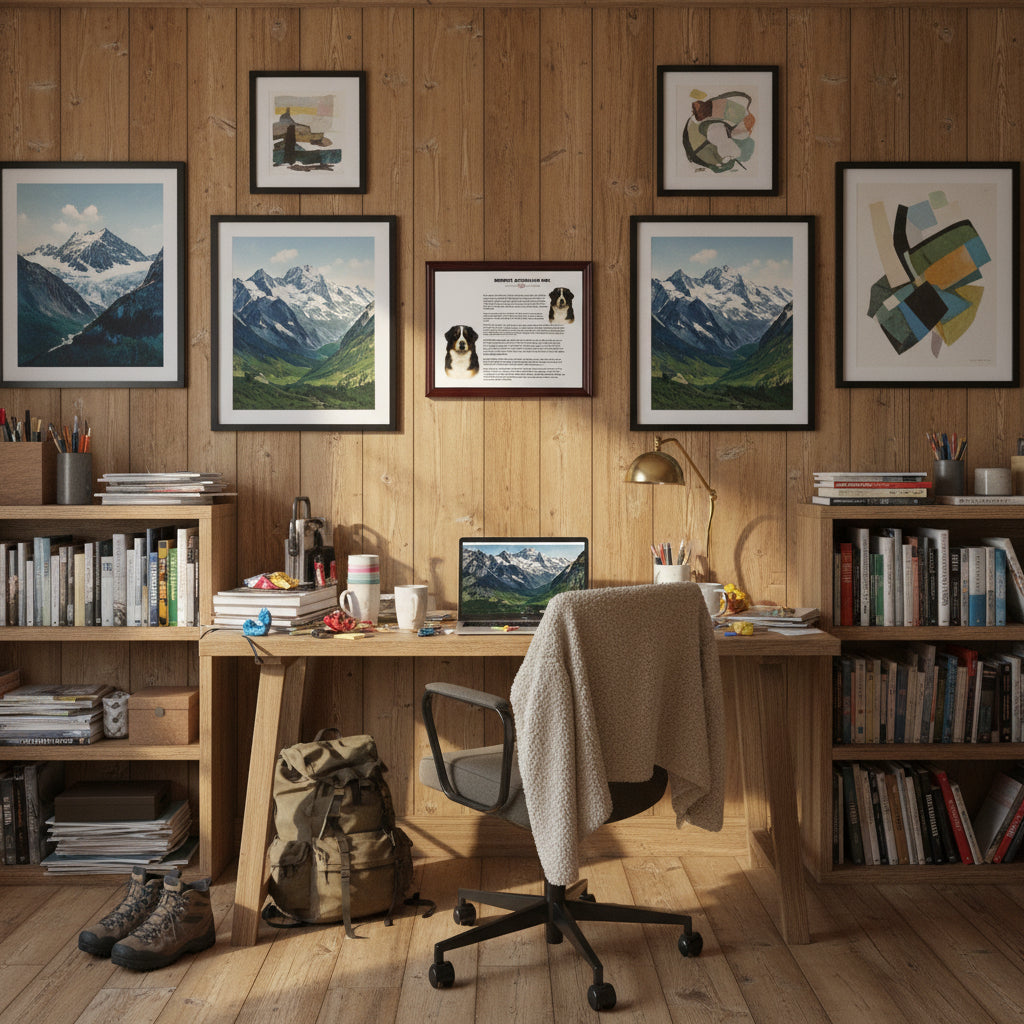 Bernese Mountain Dog-Heritage History Dog Breed Portrait