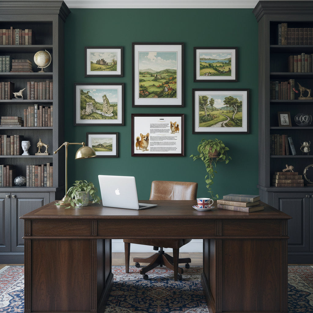 Pembrook Welsh Corgi-Heritage History Dog Breed Portrait