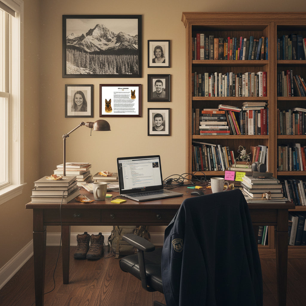 German Shepherd-Heritage History Dog Breed Portrait