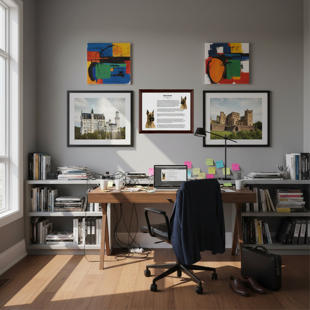 Great Dane-Heritage History Dog Breed Portrait