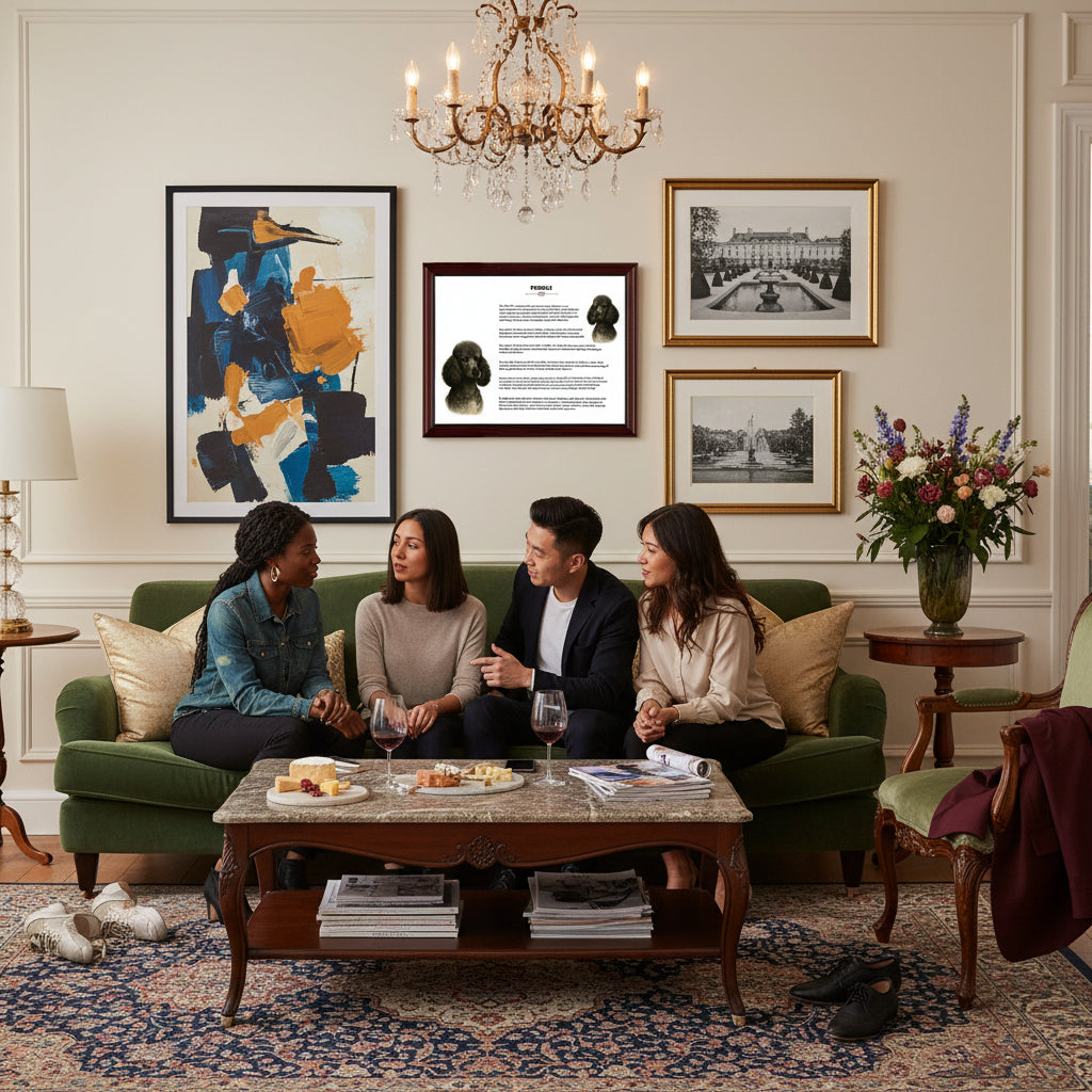 Poodle-Heritage History Dog Breed Portrait