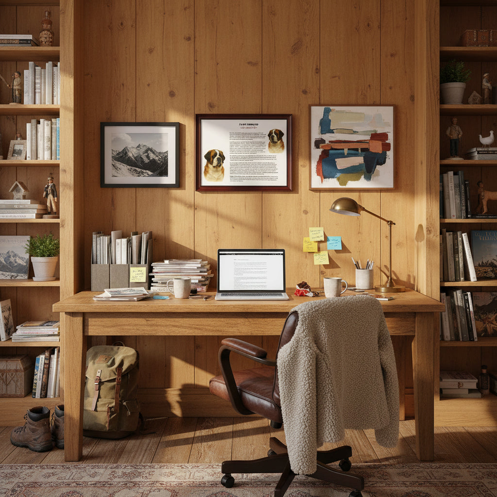 Saint Bernard-Heritage History Dog Breed Portrait