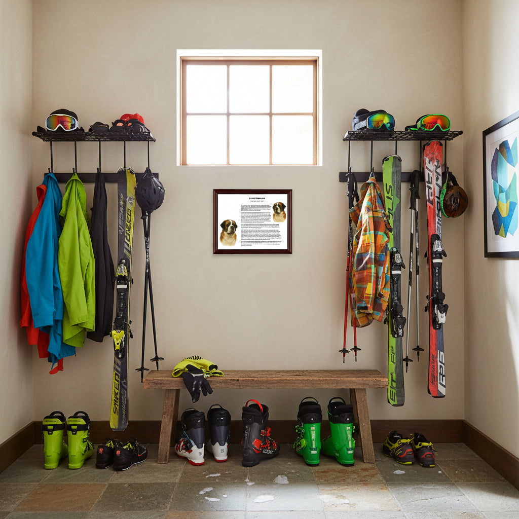 Saint Bernard-Heritage History Dog Breed Portrait